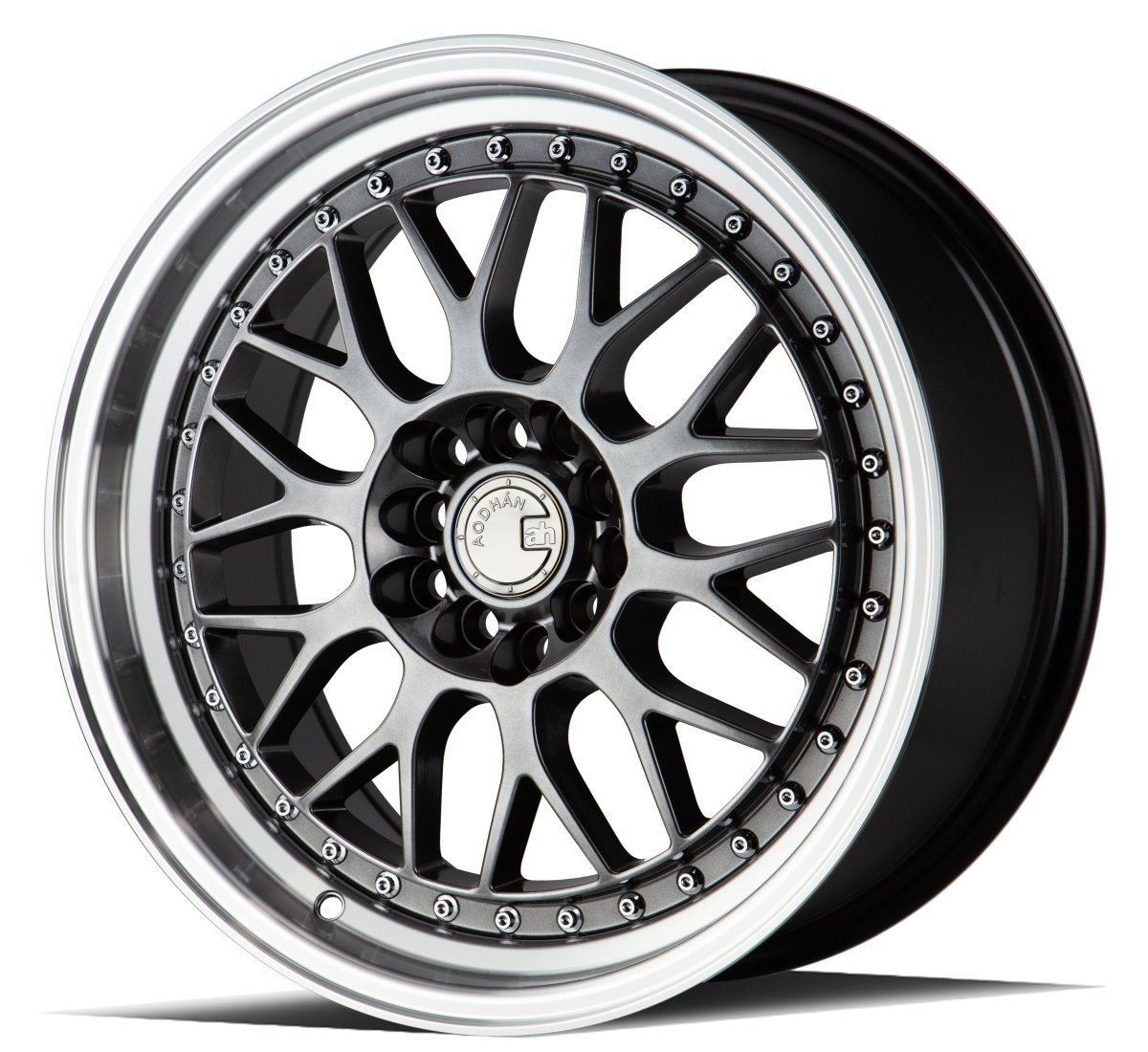 AH02 - JDMuscleWheelsAH021780510011435HB17x85x100,5x114.3 | +35 | 73.1Hyper Black w/ Machined Lip