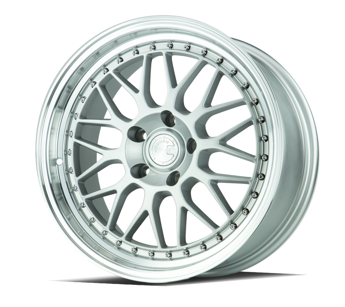 AH02 - JDMuscleWheelsAH021885510035SML18x8.55x100 | +35 | 73.1Silver w/ Machined Lip