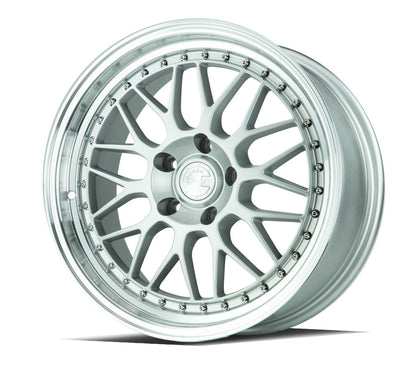 AH02 - JDMuscleWheelsAH021885510035SML18x8.55x100 | +35 | 73.1Silver w/ Machined Lip