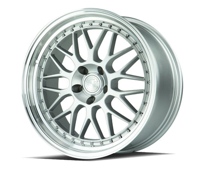 AH02 - JDMuscleWheelsAH021895510035SML18x9.55x100 | +35 | 73.1Silver w/ Machined Lip
