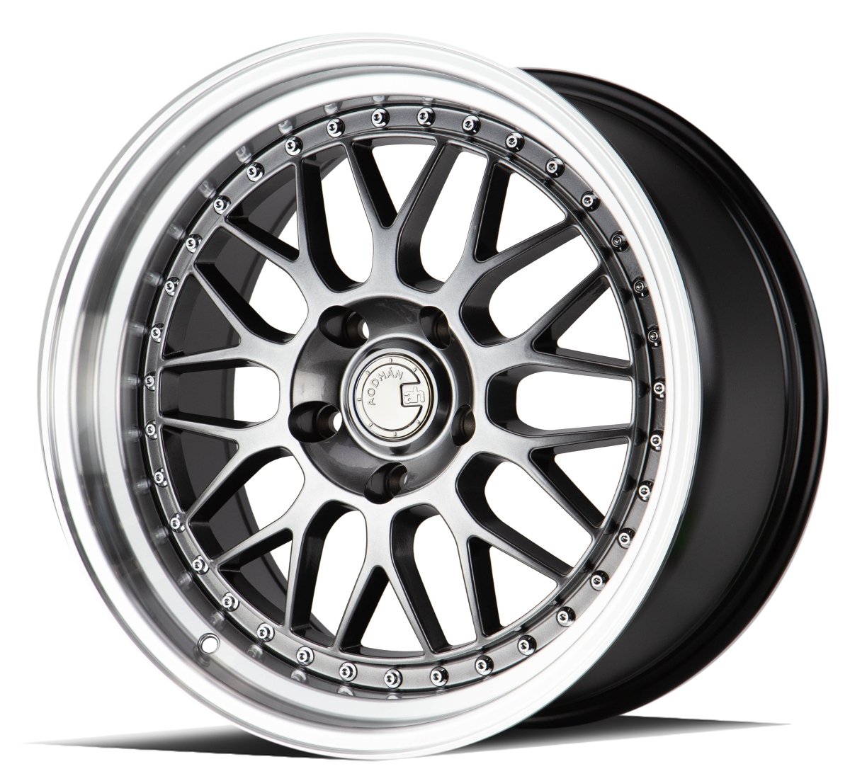 AH02 - JDMuscleWheelsAH021895510035HB18x9.55x100 | +35 | 73.1Hyper Black w/ Machined Lip