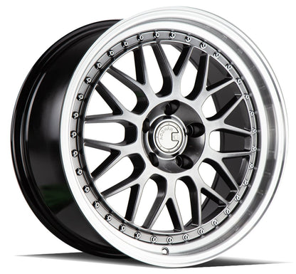 AH02 - JDMuscleWheelsAH021780410011435GB17x84x100,4x114.3 | +35 | 73.1Gloss Black