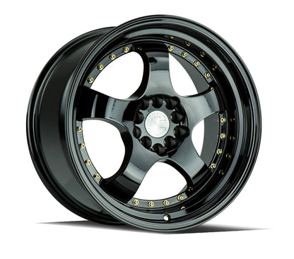 AH03 - JDMuscleWheelsAH0315804100114320FB15x84x100/114.3 | +20 | 73.1Gloss Black