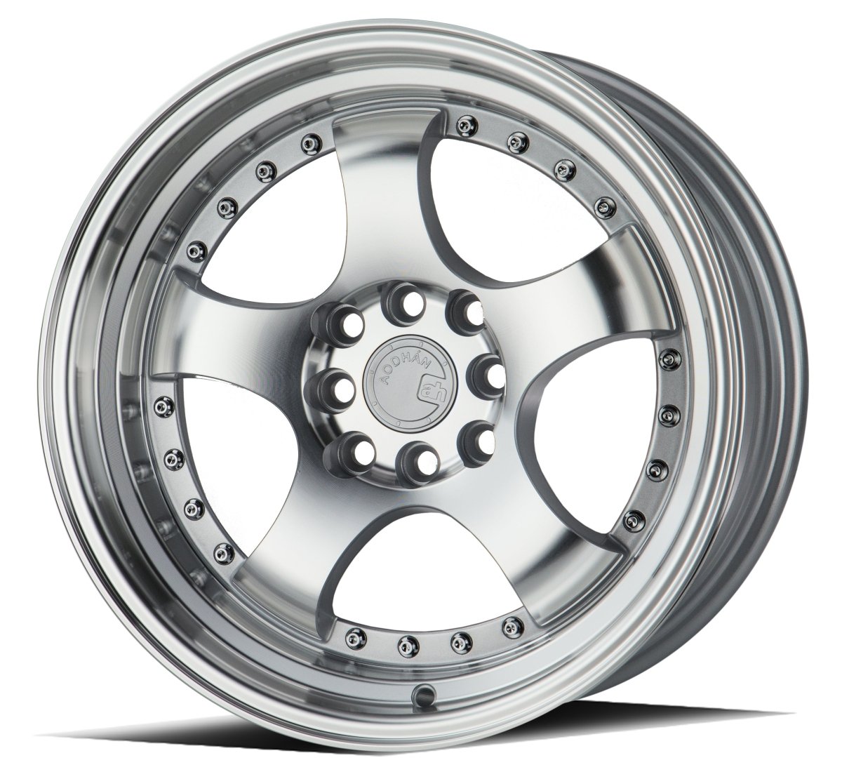 AH03 - JDMuscleWheelsAH0316804100114315SMF16x84x100/114.3 | +15 | 73.1Silver Machined Face