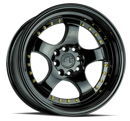 AH03 - JDMuscleWheelsAH0315804100114320FB15x84x100/114.3 | +20 | 73.1Gloss Black