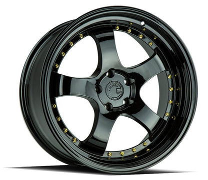 AH03 - JDMuscleWheelsAH0315804100114320FB15x84x100/114.3 | +20 | 73.1Gloss Black