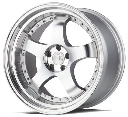 AH03 - JDMuscleWheelsAH0319955114322SML19x9.55x114.3 | +22 | 73.1Silver Machined Face