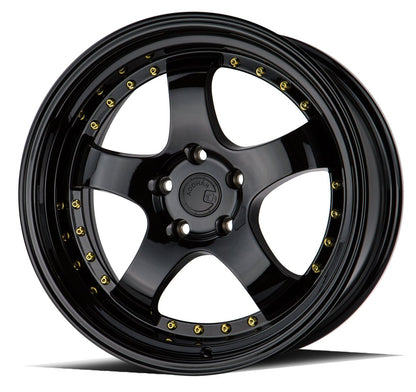 AH03 - JDMuscleWheelsAH0318955114330FB18x9.55x114.3 | +30 | 73.1Gloss Black