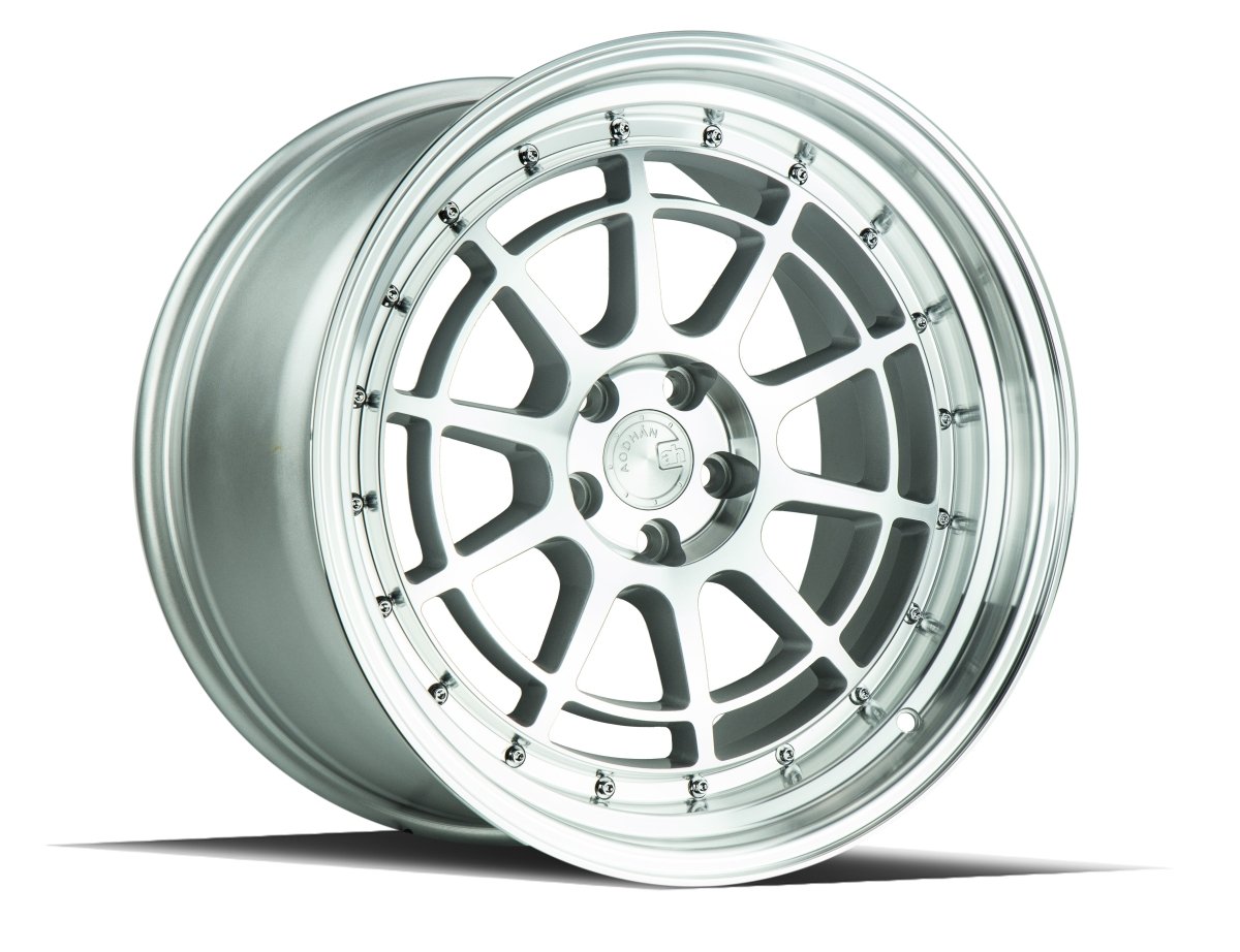 AH04 - JDMuscleWheelsAH0415804100114320SML15x84x100/114.3 | +20 | 73.1Silver Machined Face