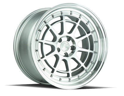AH04 - JDMuscleWheelsAH0415804100114320SML15x84x100/114.3 | +20 | 73.1Silver Machined Face