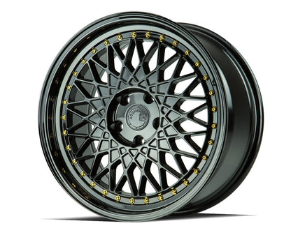 AH05 - JDMuscleWheelsAH0518855114335FB18x8.55x114.3 | +35 | 73.1Gloss Black