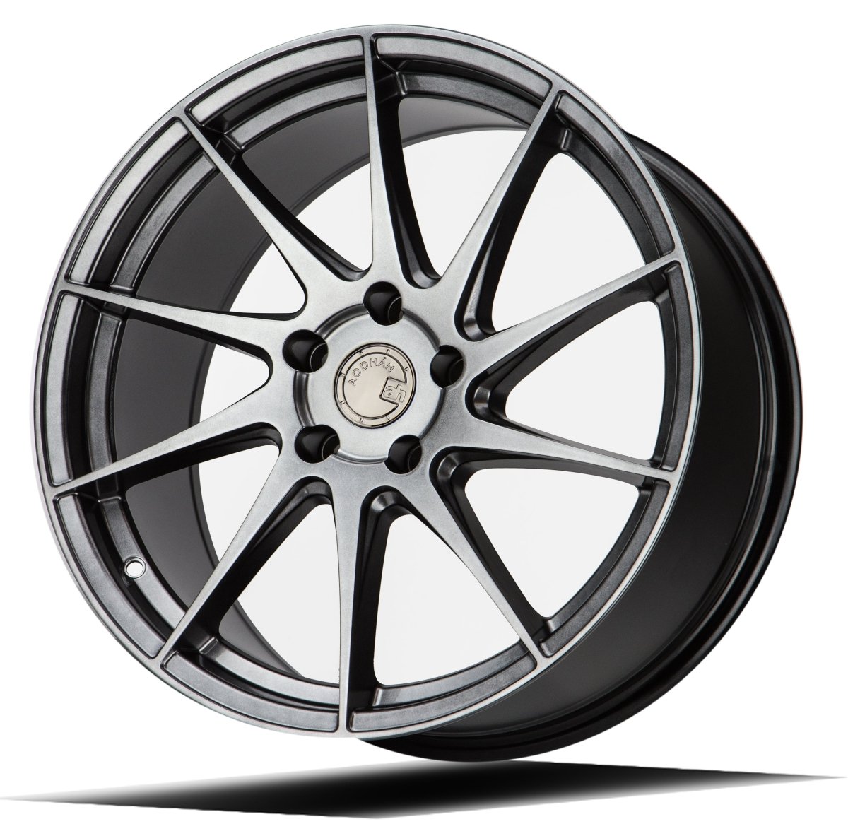 AH09 - JDMuscleWheelsAH91885510035HB_P18x8.5 (Passenger Side)5x100 | +35 | 73.1Hyper Black