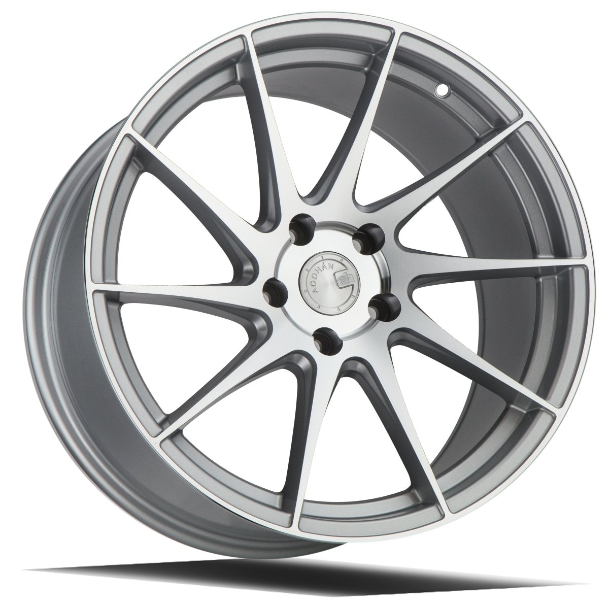 AH09 - JDMuscleWheelsAH91895510035SMF_D18x9.5 (Driver Side)5x100 | +35 | 73.1Silver Machined Face