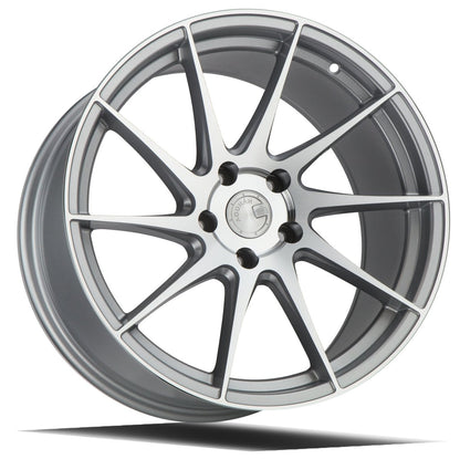 AH09 - JDMuscleWheelsAH91895510035SMF_D18x9.5 (Driver Side)5x100 | +35 | 73.1Silver Machined Face