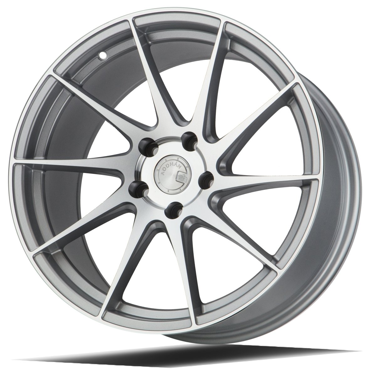 AH09 - JDMuscleWheelsAH91895510035SMF_P18x9.5 (Passenger Side)5x100 | +35 | 73.1Silver Machined Face