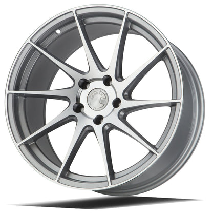 AH09 - JDMuscleWheelsAH91895510035SMF_P18x9.5 (Passenger Side)5x100 | +35 | 73.1Silver Machined Face