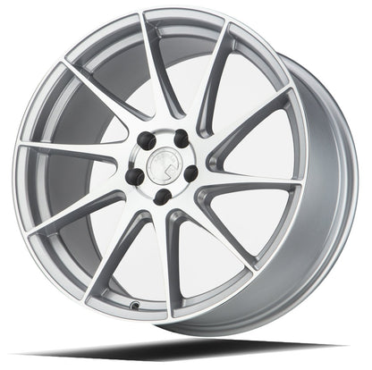 AH09 - JDMuscleWheelsAH91885510035SMF_P18x8.5 (Passenger Side)5x100 | +35 | 73.1Silver Machined Face