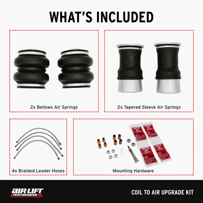 Air Lift [15 - 21 WRX/STI] Coil to Air Upgrade Kit | 83001 - JDMuscleCoiloversalf83001