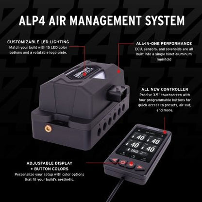 Air Lift ALP4 Air Management 1/4in Airline - No Tank/Compressor - JDMuscleAir Suspensionalf27480