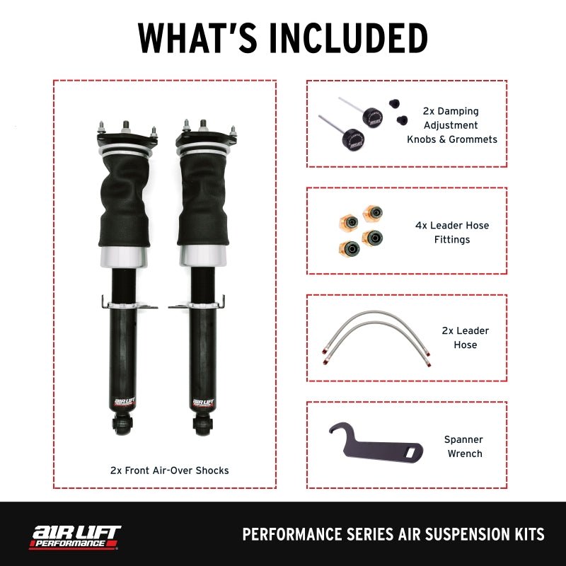 Air Lift Performance [08-13 G37][09-20 370Z][23-25 Z] Front Air Suspension Kit - JDMuscleAir Suspensionalf76010