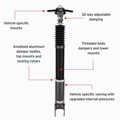Air Lift Performance [08-13 G37][09-20 370Z][23-25 Z] Rear Air Suspension Kit - Black - JDMuscleAir Suspensionalf76510