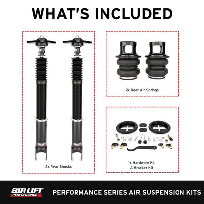 Air Lift Performance [08-13 G37][09-20 370Z][23-25 Z] Rear Air Suspension Kit - Black - JDMuscleAir Suspensionalf76510