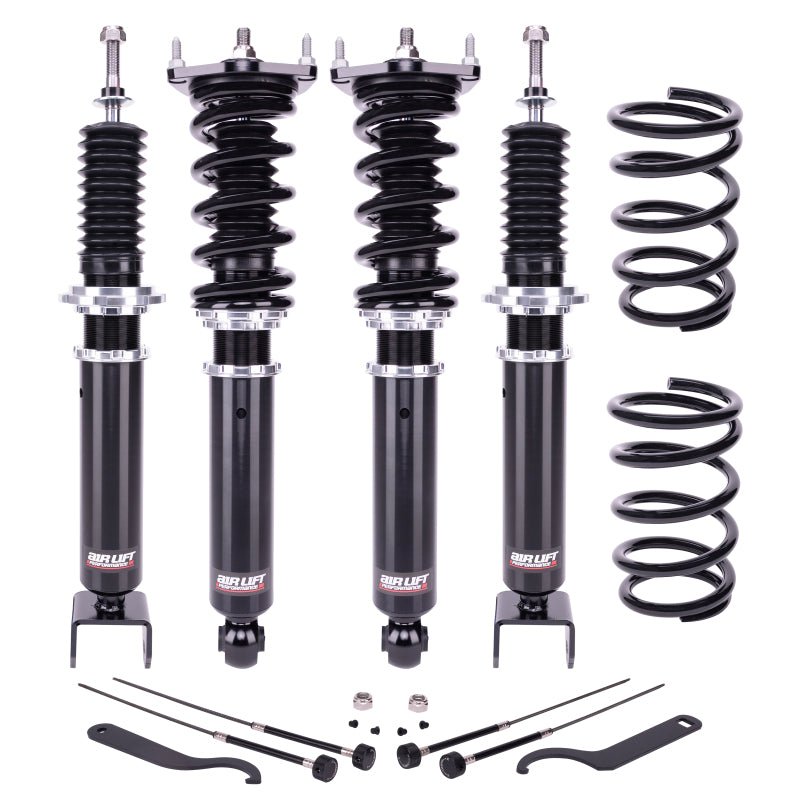 Air Lift Performance [14-24 Q50] Coilover Kit with Ball Lower Mount - Black - JDMuscleCoiloversalf79011