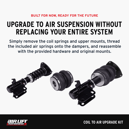 Air Lift Performance Coil to Air Upgrade Kit for Ford Mustang S550/S650 (2015 - 2024) – Part No. 83007 | alf83007 - JDMuscleSPK861478