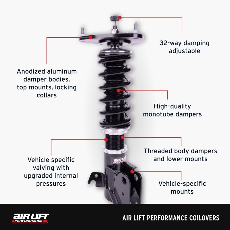 Air Lift Performance Coilover Kit for 2019 - 2024 BMW Z4 and 2020 - 2024 Toyota GR Supra | Part Number: alf79012 | alf79012 - JDMuscleSPK828634