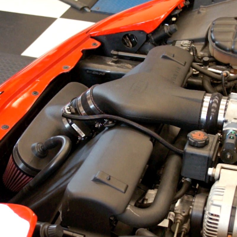 Airaid 01 - 04 Corvette C5 CAD Intake System with Tube and Red Media by Airaid Part air250 - 292 | air250 - 292 - JDMuscleSPK4321566