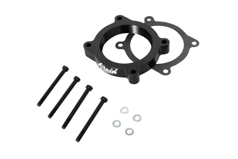 Airaid PowerAid Throttle Body Spacer for 2011 - 2014 Ford Mustang and 2011 - 2014 F - 150 5.0L V8 Engines | air450 - 638 - JDMuscleSPK4322138