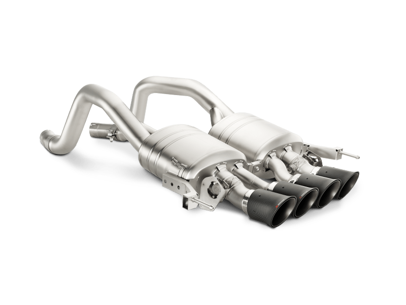 Akrapovic Slip - On Line Exhaust for Chevrolet Corvette Z06 (C7) 2014 - 2017 with Titanium and Carbon Tips | akrMTP - CO/TI/2 - JDMuscleSPK118986