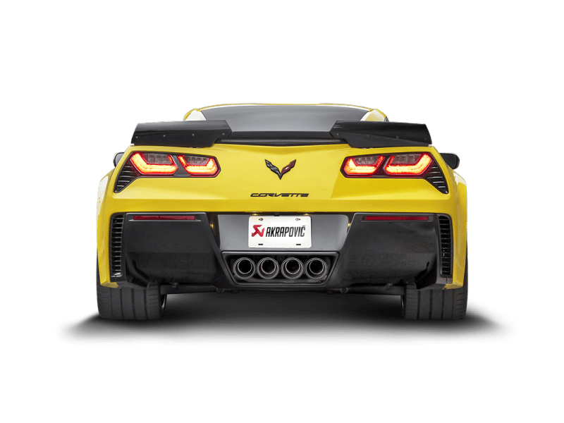 Akrapovic Slip - On Line Exhaust for Chevrolet Corvette Z06 (C7) 2014 - 2017 with Titanium and Carbon Tips | akrMTP - CO/TI/2 - JDMuscleSPK118986