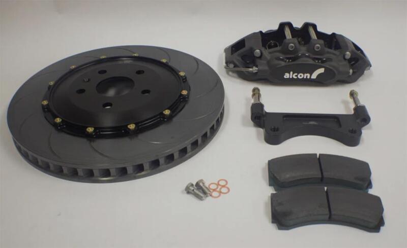 Alcon Chevrolet Corvette C8 OEM Front Street Brake Kit with 6 Piston Calipers - Anodized Finish | alcBRK.200526 - JDMuscleSPK728695