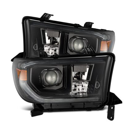 AlphaRex [07 - 13 Tundra, 08 - 17 Sequoia] G2 PRO - Series Projector Headlights Alpha - Black - JDMuscleHeadlightsarx880828