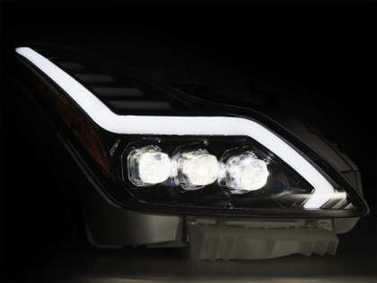 AlphaRex [08 - 13 Infiniti G37 Coupe] SD NOVA LED Proj Headlights Plank Gloss Blk w/Activ Light/Seq Sig | 881985 - JDMuscleHeadlightsarx881985