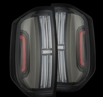 AlphaRex 14 - 21 Toyota Tundra Nova - Series LED Tail Lights - Alpha - Black | arx672032 - JDMuscleSPK825194