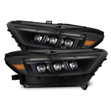 AlphaRex 15 - 17 Ford Mustang Nova Series LED Projector Headlights - Alpha Black with Sequential Signal and Switch DRL | arx880261 - JDMuscleSPK619969