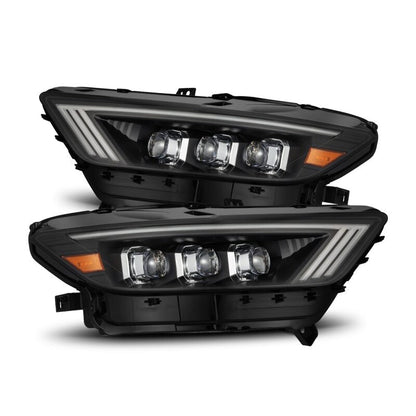 AlphaRex 15 - 17 Ford Mustang NOVA Series LED Projector Headlights - Black | arx880144 - JDMuscleSPK542944
