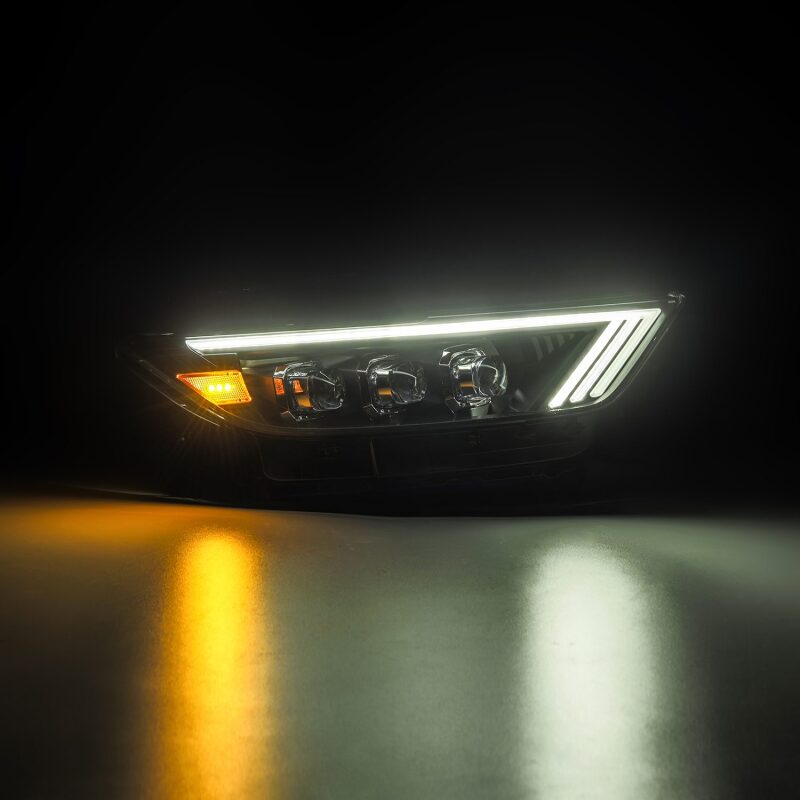 AlphaRex 15 - 17 Ford Mustang NOVA Series LED Projector Headlights - Black | arx880144 - JDMuscleSPK542944