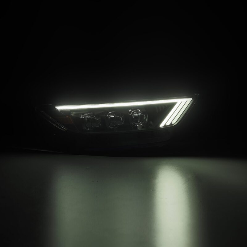 AlphaRex 15 - 17 Ford Mustang NOVA Series LED Projector Headlights - Black | arx880144 - JDMuscleSPK542944