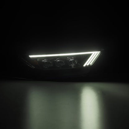 AlphaRex 15 - 17 Ford Mustang NOVA Series LED Projector Headlights - Black | arx880144 - JDMuscleSPK542944