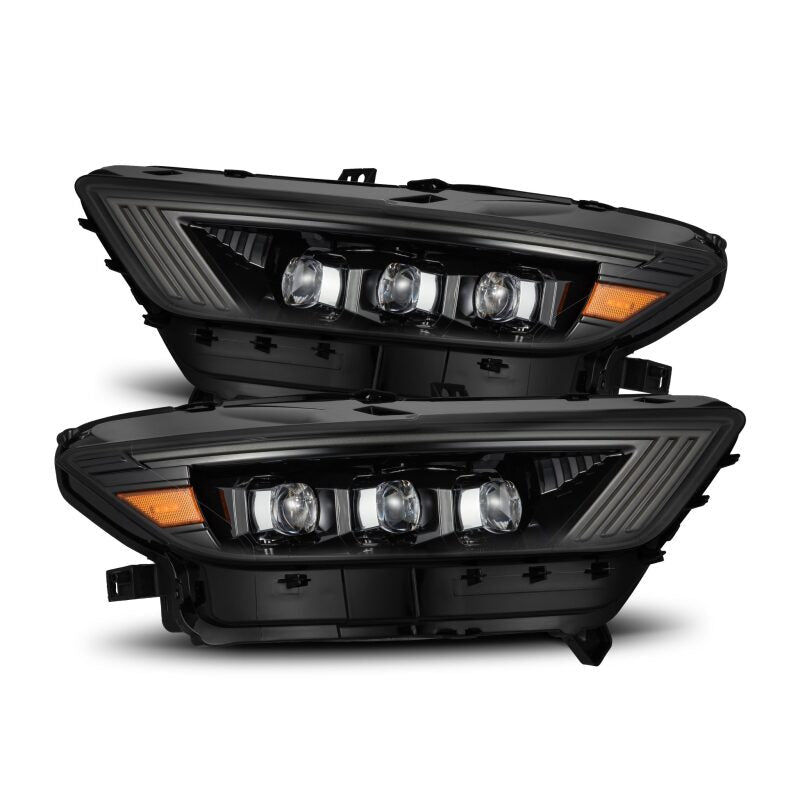 AlphaRex 15 - 17 Ford Mustang NOVA Series LED Projector Headlights with Activ Light, Sequential Signal, and Switchback DRL | arx880114 - JDMuscleSPK546520