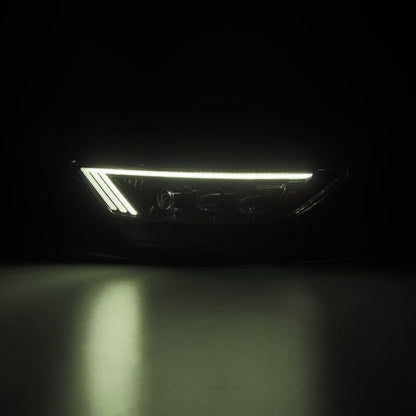 AlphaRex 15 - 17 Ford Mustang NOVA Series LED Projector Headlights with Activ Light, Sequential Signal, and Switchback DRL | arx880114 - JDMuscleSPK546520