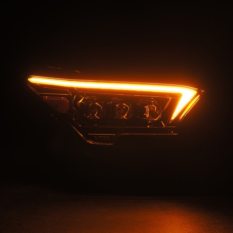 AlphaRex 2024+ Toyota Tacoma NOVA - Series LED Projection Headlights with Sequential Signal and Daytime Running Lights - Alpha - Blk | arx880332 - JDMuscleSPK850732
