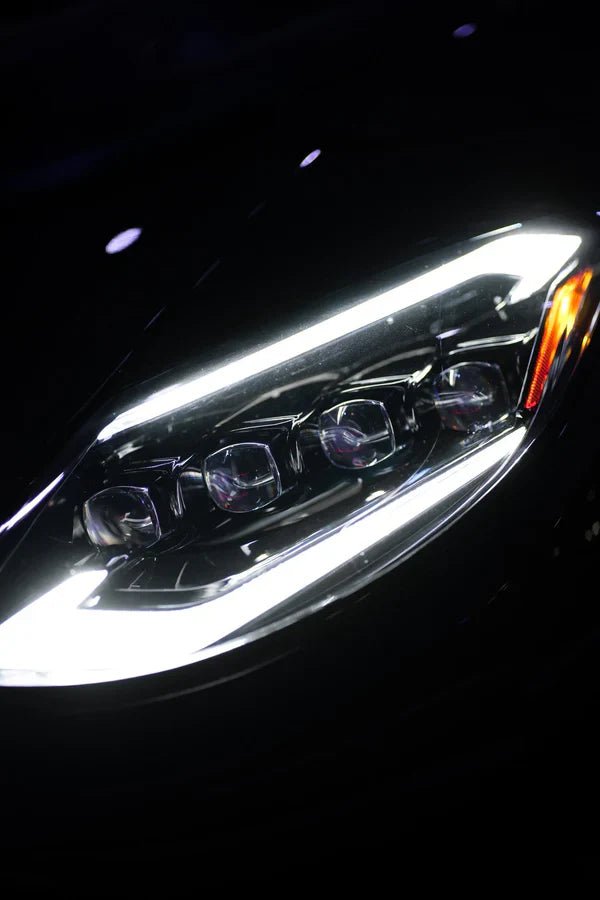 AlphaRex 23 - 24 Nissan Z NOVA - Series LED Projector Headlights Black w/Activation Light & Seq.Sig | 880493 - JDMuscleHeadlight Projectorsarx880493