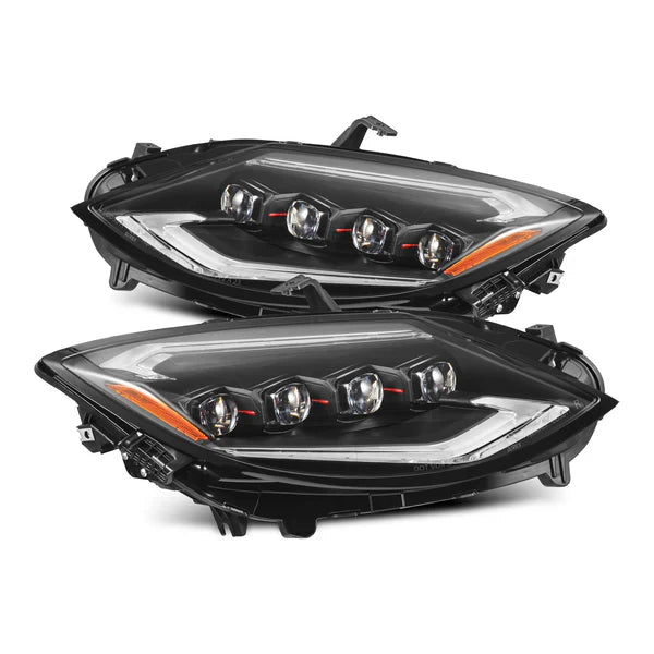 AlphaRex 23 - 24 Nissan Z NOVA - Series LED Projector Headlights Black w/Activation Light & Seq.Sig | 880493 - JDMuscleHeadlight Projectorsarx880493