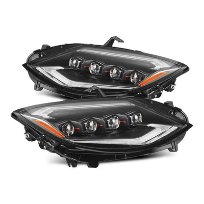 AlphaRex 23 - 24 Nissan Z NOVA - Series LED Projector Headlights Black w/Activation Light & Seq.Sig | 880493 - JDMuscleHeadlight Projectorsarx880493
