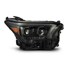 AlphaRex 23 - 24 Toyota Tacoma LUXX - Series LED Proj Headlights Alpha Blk w/Actv Light & Seq. Sig + DRL - JDMuscleSPKarx880334