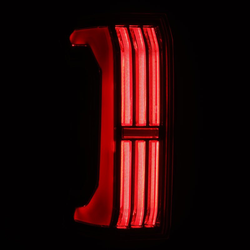 AlphaRex 24 - 25 Toyota Tacoma NOVA - Series LED Prismatic Tail Lights - Black - JDMuscleSPKarx679020